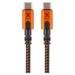 Câble données et chargement Xtorm Xtreme USB-C PD cable (1,5m) vert Black/Orange