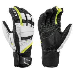 Gants ski Leki Griffin Prime S blanc / noir white-black-yellow