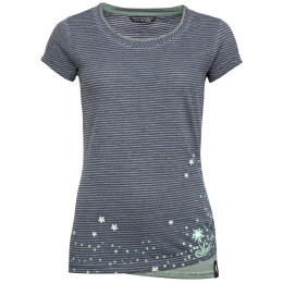 T-shirt femme Chillaz Fancy Little Dot 2021 bleu foncé IndigoBlueStripesWashed