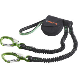 Longe via ferrata Skylotec Skysafe Sam noir/vert Black/Green