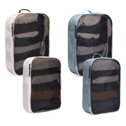 Kit d'organisation Thule Packing cube set L gris / blanc bílá/Pond Gray