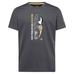 T-shirt homme La Sportiva Solution T-Shirt M girs Carbon/Yellow