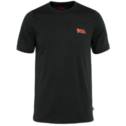 T-shirt homme Fjällräven Abisko Wool Logo SS M vert Black