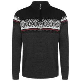 Chandail homme Dale of Norway Moritz Masc Sweater noir Darkcharcoal Raspberry Black