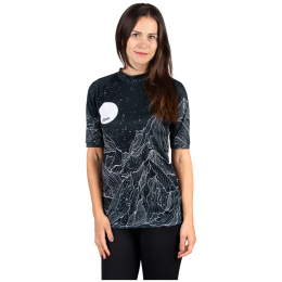 T-shirt fonctionnel femme Drexiss All Diamond Beach Black Coolmax