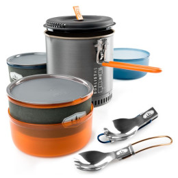 Set de vaisselle GSI Outdoors Halulite Dualist HS girs