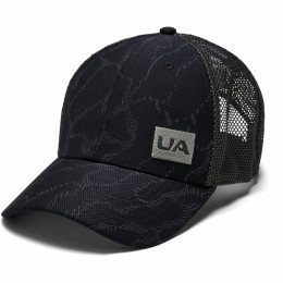 Casquette Under Armour Men's Blitzing Trucker 3.0 vert Black/Black/SlatePurple