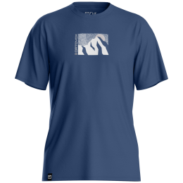 T-shirt fonctionnel homme Ortovox 120 Cool Tec Mtn Sun bleu Blue Nunatak