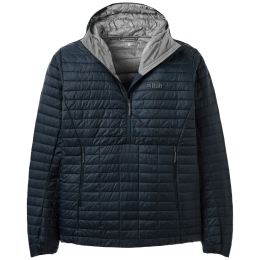 Veste homme Rab Microlighter Pullover Down Hoody bleu