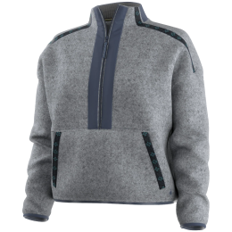 Veste polaire fonctionnelle femme Smartwool Women's Second Cut Fleece 1/2 Zip bleu Light Navy
