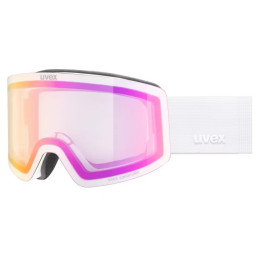 Masques ski Uvex Provoqe V blanc WHITE MATT DL/PINK-CLEAR S0-2