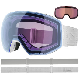 Masques ski Salomon Radium Prime Sigmaphoto +1Lens blanc White