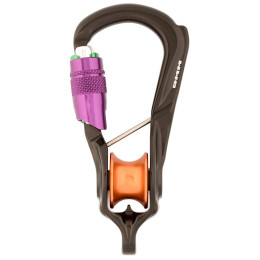 Mousqueton DMM Revolver Rig Durolock vert Matt Grey/Purple