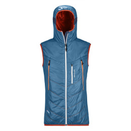 Gilet homme Ortovox Piz Boe Vest bleue BlueSea