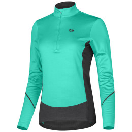 Veste polaire fonctionnelle femme Etape TANYA noir/vert mint