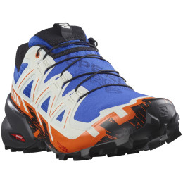 Chaussures de running hommes Salomon Speedcross 6 bleue / noir Lapis Blue / Black / Scarlet Ibis