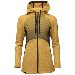 Pull femme Loap Galima gris / jaune Yellow
