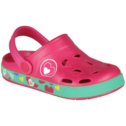 Sandales enfant Coqui Froggy 8802 rose LtFuchsiaHearts