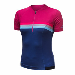 Maillot vélo femme Sensor Cyklo Tour violet Lilla Stripes