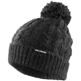 Bonnet Salomon Ivy Beanie noir DEEP BLACK