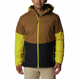 Veste d'hiver homme Columbia Point Park™ Insulated Jacket noir / jaune Delta, Black, Laser Lemon
