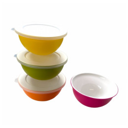 Jeu de bols Omada Sanaliving Bowls Set 4x 0,5L mix1