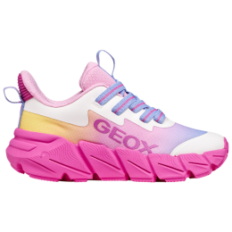 Chaussures enfant Geox J Flexyper Fast Girl Fuchsia rose FUCHSIA/MULTICOLOR