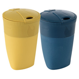 Set de tasses Light My Fire Pack-up-Cup 2-pack bleu / jaune Mustyyellow/Hazyblue