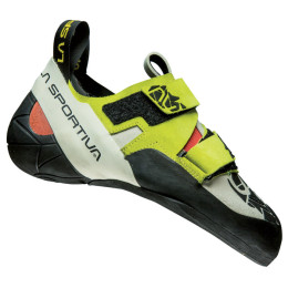 Chausson escalade femme La Sportiva Otaki Woman gris / jaune Sulphur/Coral