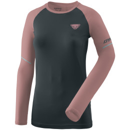 T-shirt femme Dynafit Alpine Pro Long Sleeve Shirt Women rose / noir Blueberry/Mokarosa