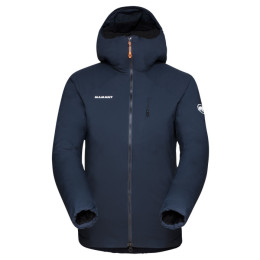 Veste femme Mammut Rime IN Flex Hooded Jacket Women bleu foncé marine/black