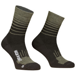 Chaussettes High Point Mountain Merino 3.0 Socks noir/vert Black / Khaki