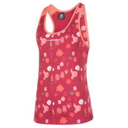 Top femme La Sportiva Botanic Tank W rouge Velvet/Flamingo