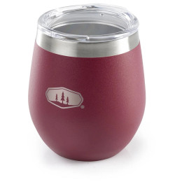 Tasse acier inoxydable GSI Outdoors Glacier Stainless Glass bordeau cabernet