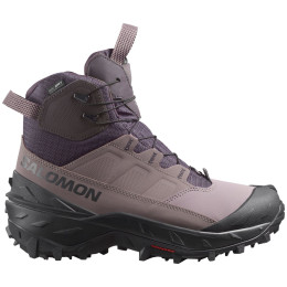 Bottes hiver femme Salomon Crosstrak Powder Wp W brun Nine Iron / Shark / Phantom