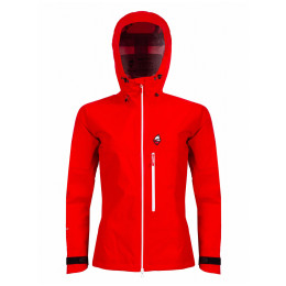 Veste femme High Point Cliff Lady Jacket rouge / blanc Red/white zip