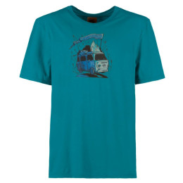 T-shirt homme E9 Furgo Men's bleu Tropical Sea