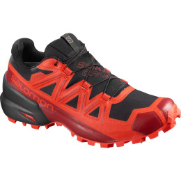 Chaussures de running hommes Salomon Spikecross 5 Gore-Tex rouge / noir Black