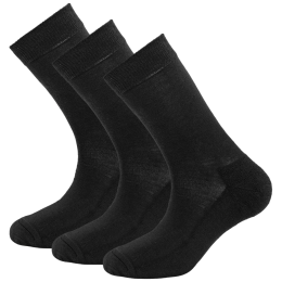 Chaussettes Devold Daily Medium Sock 3PK vert BLACK