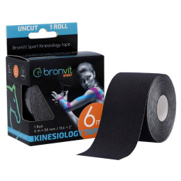 Bande kinésiologie BronVit Sport Kinesio Tape classic 5 cm x 6m