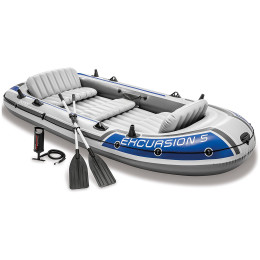 Bateau gonflable Intex Excursion 5 Boat Set 68325NP
