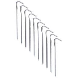 Piquets tente Warg ALU Light 10 pcs argenté