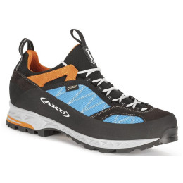 Chaussures randonnée homme Aku Tengu Low GTX bleue Turquoise/Orange