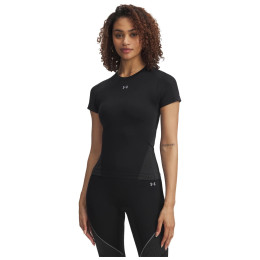 T-shirt fonctionnel femme Under Armour UA Vanish Seamless SS noir Black / Steel / Steel