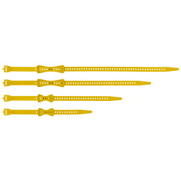 Sangles Sea to Summit Stretch-Loc Strap Set 4 Piece jaune Sulphur