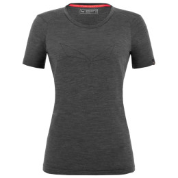 T-shirt fonctionnel femme Salewa Pure Eagle Amr W Smles Tshirt. gris foncé Black Out