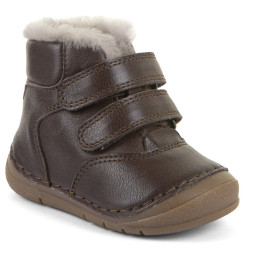 Bottes d'hiver enfant Frodo Paix Up Winter Dark Brown brun foncé dark brown