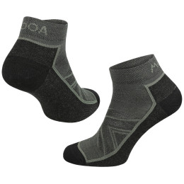 Chaussettes MOOA Merino Adventure Low vert Green