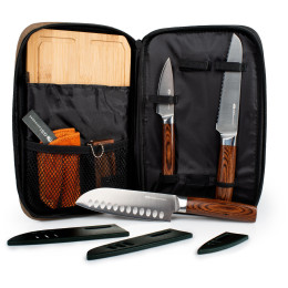 Set de couteaux GSI Outdoors Rakau Knife Set girs Gray
