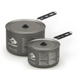 Set de vaisselle Sea to Summit Alpha Pot Set 2.0 girs Grey